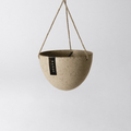 8" Upcycled Hanging Planters: Coffee Husk