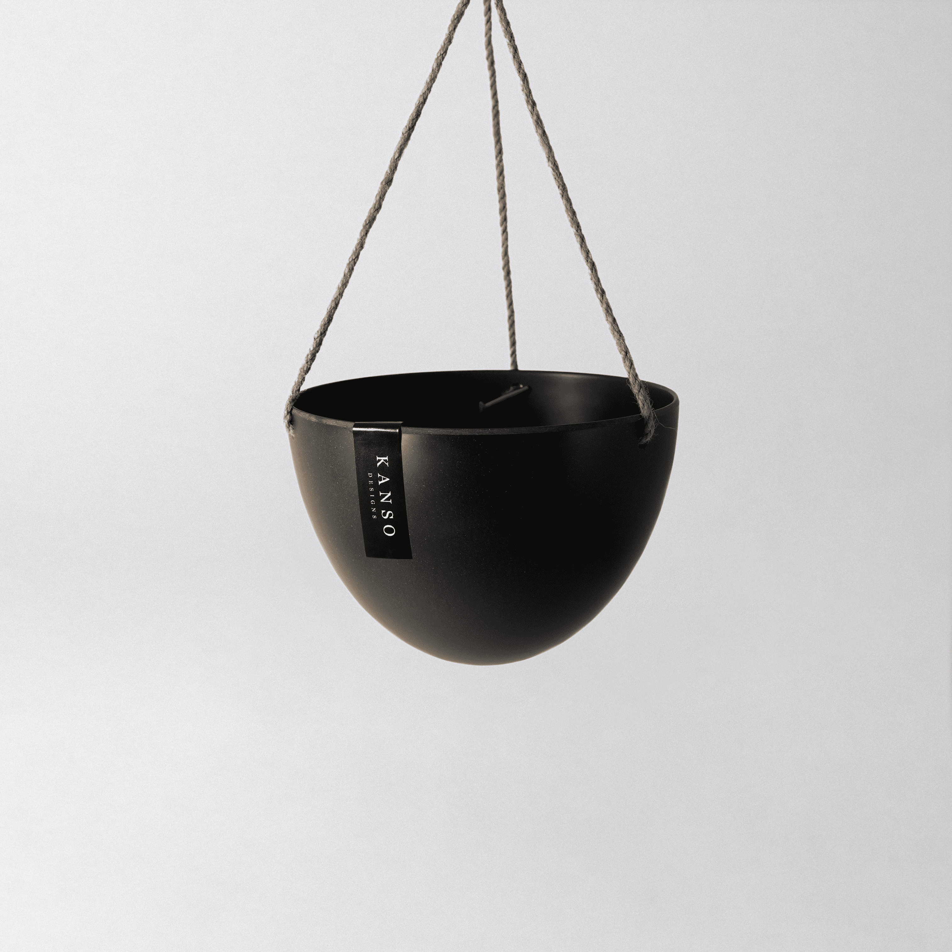 8" Upcycled Hanging Planters: Coffee Husk