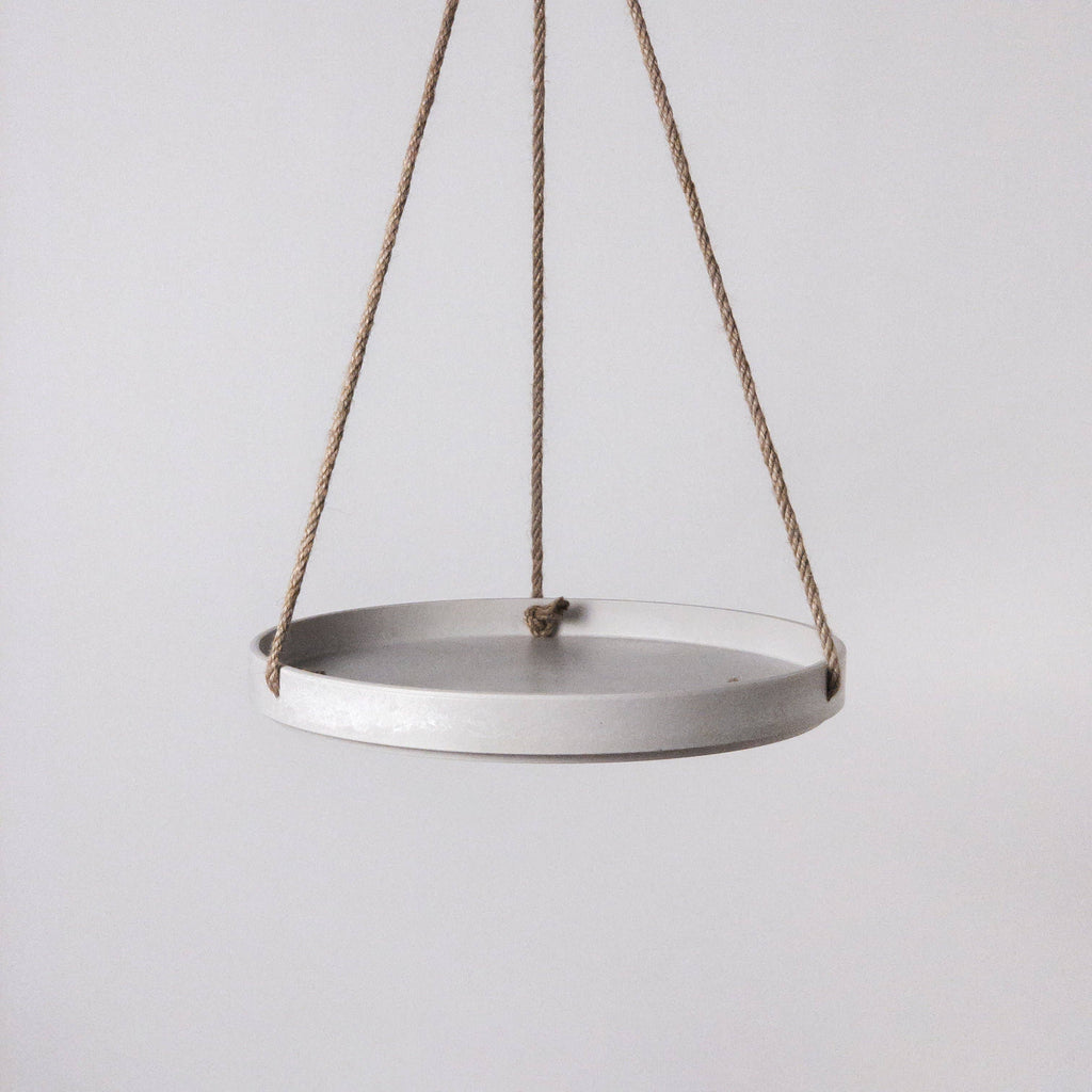 10" Signature Stone Hanging Tray: Arctic Stone