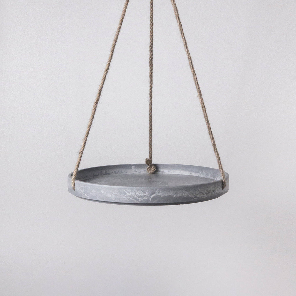 10" Signature Stone Hanging Tray: Arctic Stone