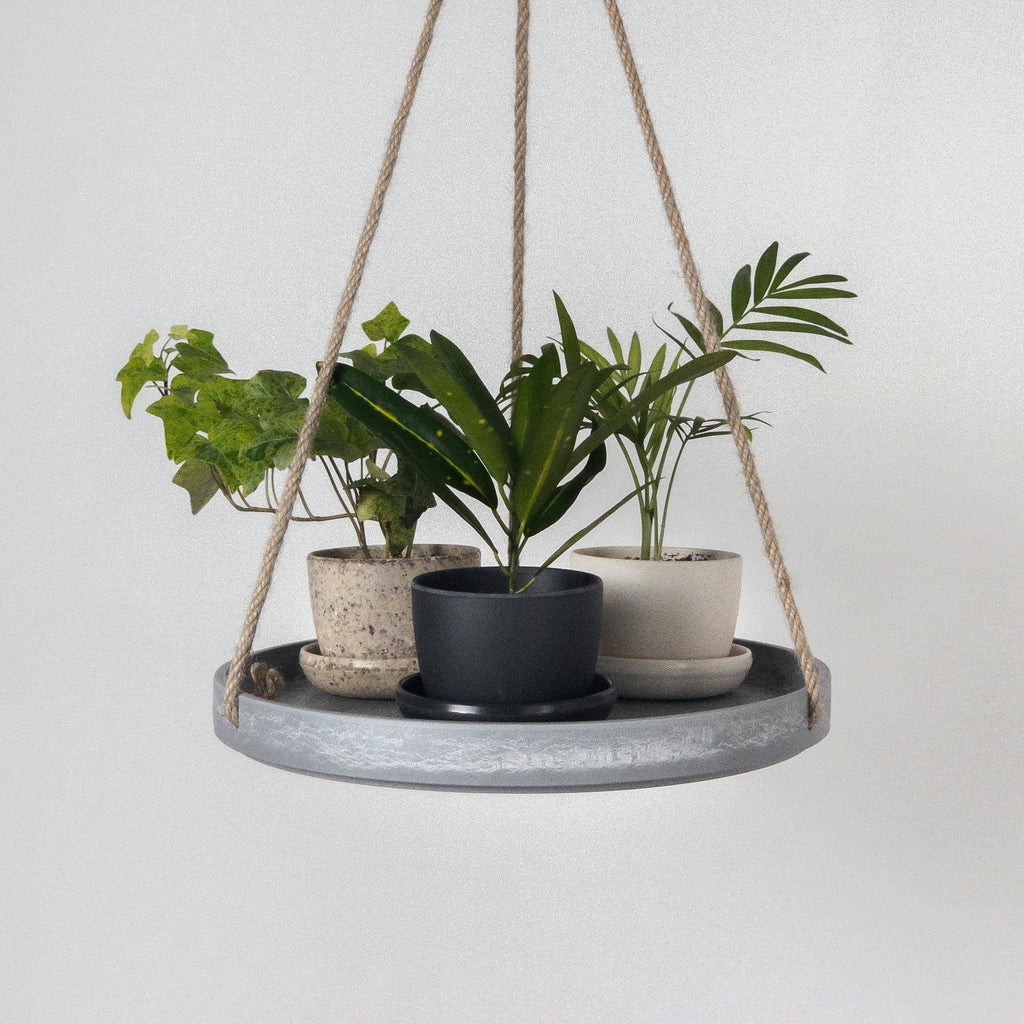 10" Signature Stone Hanging Tray: Tatami Stone