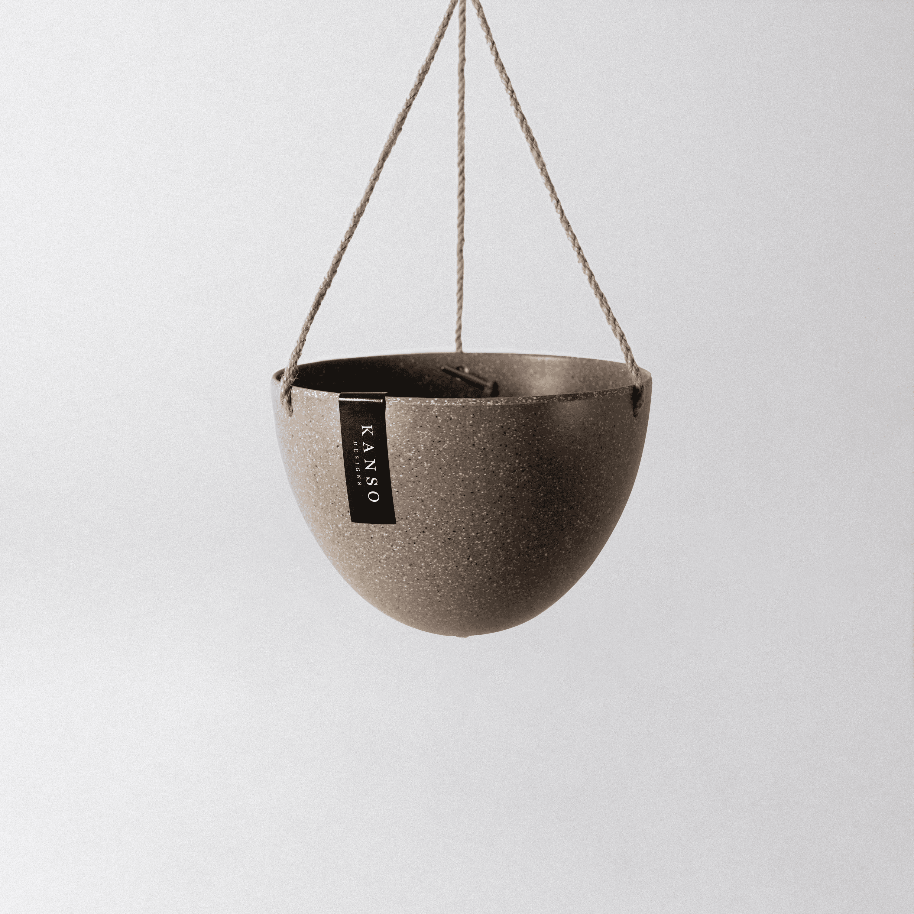 8" Upcycled Hanging Planters: Coffee Husk