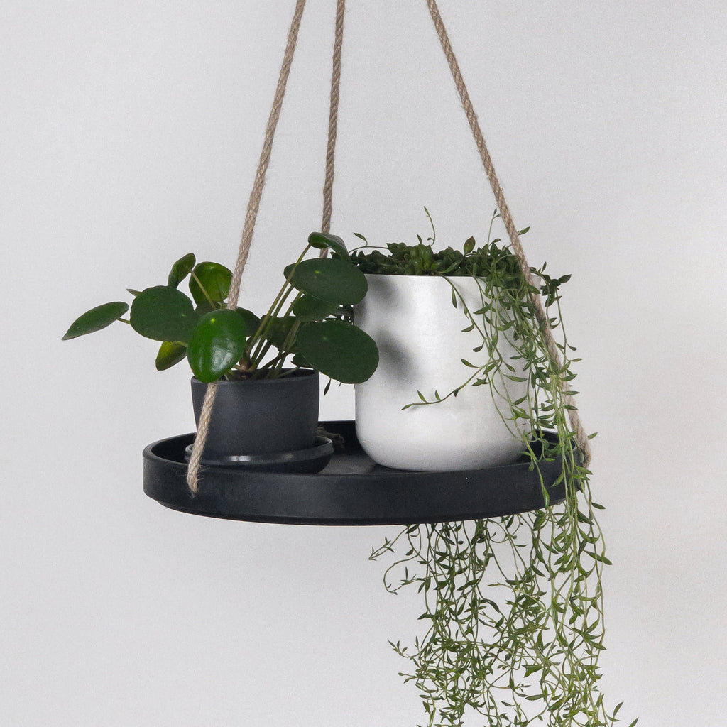 10" Signature Stone Hanging Tray: Tatami Stone