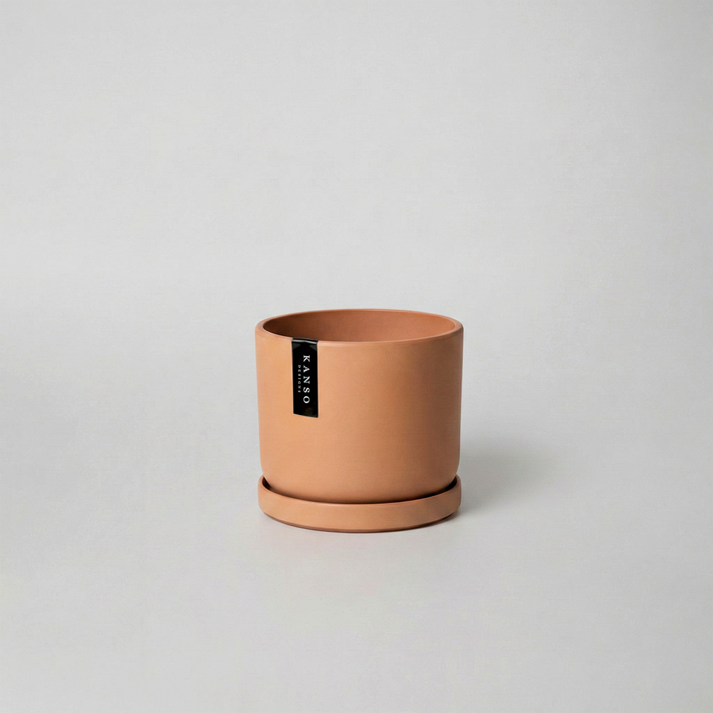 3.5" Earth Tone Mini Planters | 10 Colorways: Black