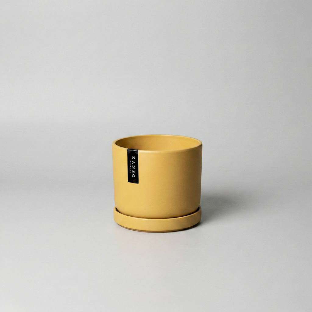3.5" Earth Tone Mini Planters | 10 Colorways: Black